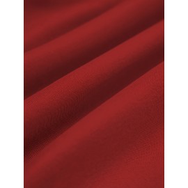 Women's Hoodie - Rich Red Religious Apparel Sweatshirt, Machine Washable Polyester Pullover for Church, Casual Attire & Cold Weather - Fall/Winter Clothing