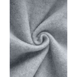 Women's Maine Lobster Graphic Print Long Sleeve Crew Neck Sweatshirt - Heather Gray Fall Winter Casual Pullover, Machine Washable Cozy Clothing