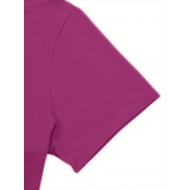 Women's Casual Short-Sleeve T-Shirt with 