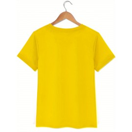 Women's Casual Short-Sleeve T-Shirt with 