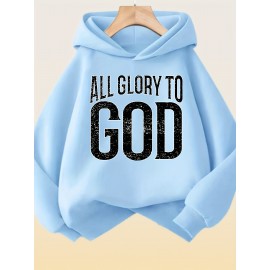 Women's Hoodie - Rich Red Religious Apparel Sweatshirt, Machine Washable Polyester Pullover for Church, Casual Attire & Cold Weather - Fall/Winter Clothing